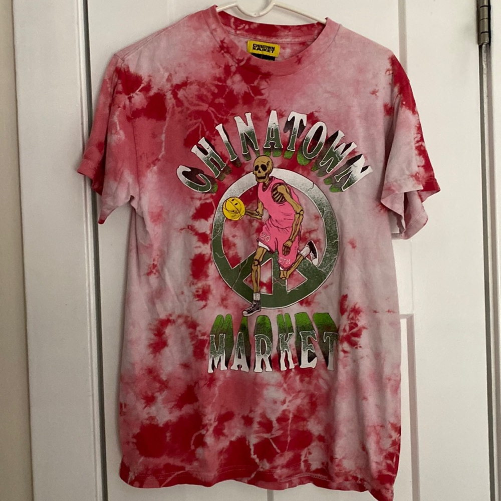 Chinatown market, tie-dye T-shirt
